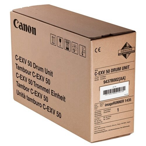 Блок фотобарабана Canon C-EXV50BK 9437B002AA 000 ч/б:35500стр. для iR1435 Canon