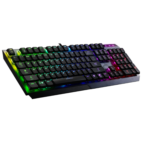 Клавиатура MSI Vigor GK50 Low Profile RU механическая черный USB Multimedia for gamer LED