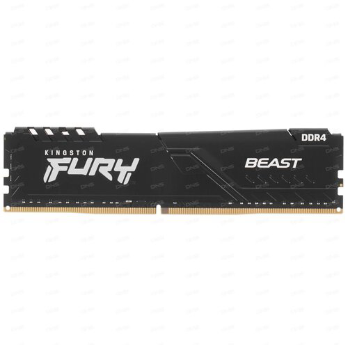 Оперативная память Kingston DDR4 16Gb 3200 MHz pc-25600 FURY Beast Black (KF432C16BB/16)