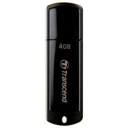 Флеш Диск Transcend 4Gb Jetflash 350 TS4GJF350 USB2.0 черный