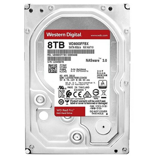 Жесткий диск Western Digital Red Pro 8TB SATA-III (WD8003FFBX)