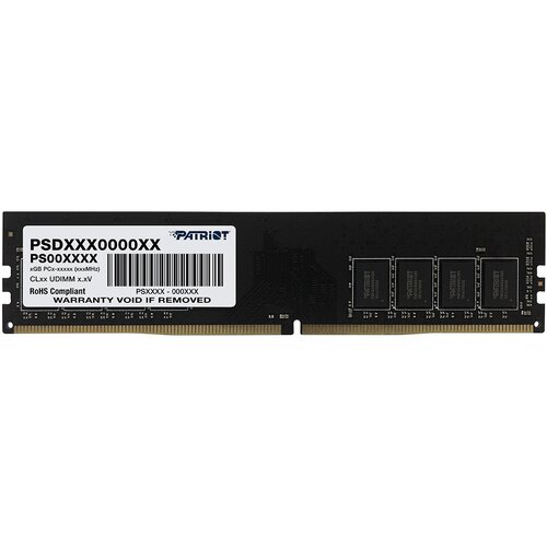 Оперативная память DIMM 4 Гб DDR4 2133 МГц Patriot (PSD44G213381) PC4-17000