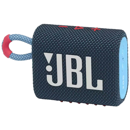 JBL GO 3 портативная А/С: 4,2W RMS, BT 5.1, до 5 часов, 0,21 кг, цвет бирюзовый