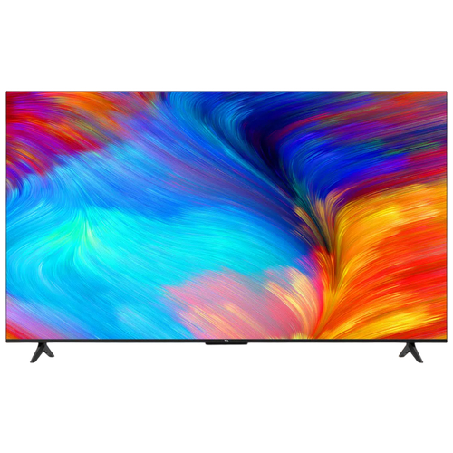 43" Телевизор TCL 43P637, 4K Ultra HD, черный, СМАРТ ТВ, Google TV