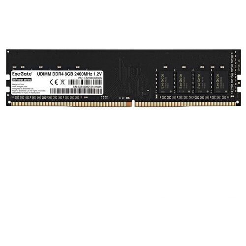 Модуль памяти ExeGate HiPower DIMM DDR4 8GB <PC4-19200> 2400MHz <EX288049RUS>