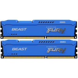 Оперативная память 8Gb DDR-III 1600MHz Kingston Fury Beast Blue (KF316C10BK2/8) (2x4Gb KIT)