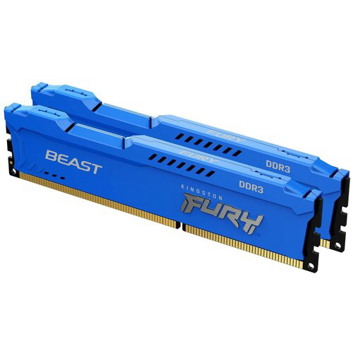 Оперативная память 16Gb DDR-III 1600MHz Kingston Beast Blue (KF316C10BK2/16) (2x8Gb KIT)