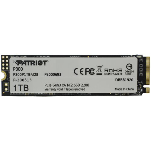 SSD M.2 Patriot 1.0Tb P300 <P300P1TBM28>