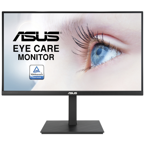 Монитор ASUS VA27AQSB, 27" Wide LED IPS monitor, WQHD (2560 x 1440), 1ms MPRT, 350 cd/?, 100 M :1, 178°(H), 178°(V), 75Hz, HDMI, DP, speakers 2W x 2, USB, VESA 100x100 mm, HAS, black