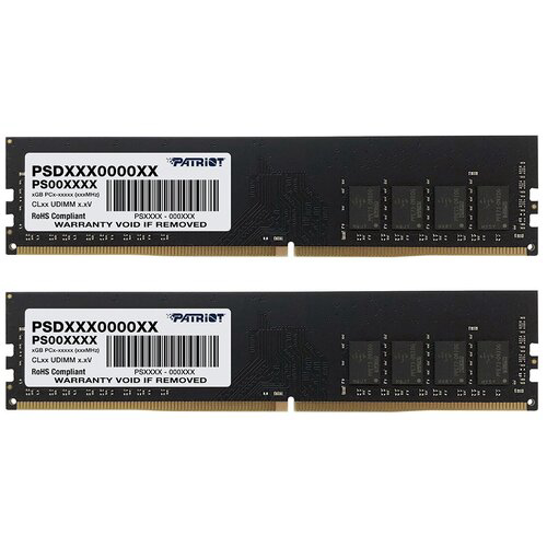 Оперативная память 32Gb DDR4 3200MHz Patriot Signature (PSD432G3200K) (2x16Gb KIT)