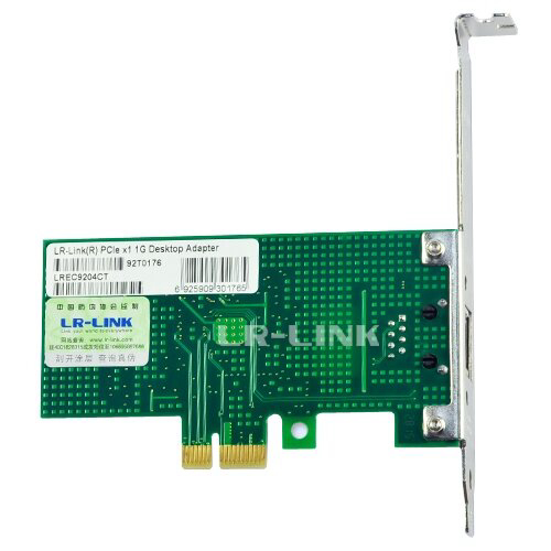 Сетевой адаптер PCIE 10/100/1000MBPS LREC9204CT LR-LINK PCI-E x1 10/100/1000Mbps, 1xRJ45