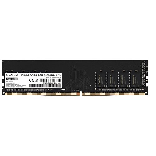 Модуль памяти ExeGate Value DIMM DDR4 8GB <PC4-19200> 2400MHz <EX283085RUS>