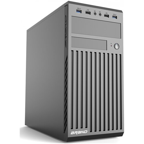 Корпус mATX Accord ACC-B202N, Mini-Tower, без БП, черный