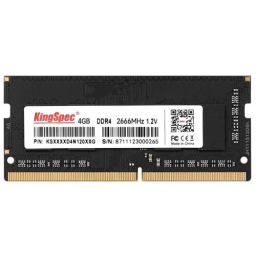 Оперативная память DDR4 4Gb 2666MHz Kingspec KS2666D4P12004G RTL PC4-21300 CL19 DIMM 288-pin 1.2В single rank Ret