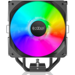 Кулер PCCooler Paladin EX400S S115X/1200/1700/AM4 (24 шт/кор, TDP 180W, 120mm PWM LED FAN, 4 тепловые трубки 6мм, 800-1800RPM, 28,6dBa)