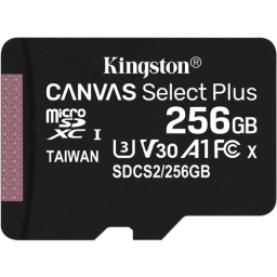 Флеш карта microSDXC 256Gb Kingston SDCS2/256GBSP Canvas Select Plus w/o adapter