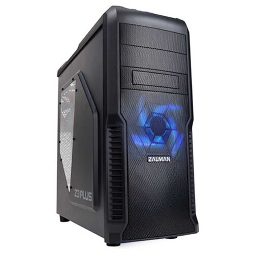 Корпус ZALMAN Z3 PLUS MidiTower без Б/П ATX MicroATX Цвет черный Z3PLUS