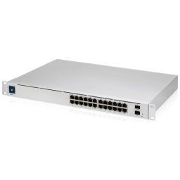 Коммутатор 24PORT 1000M 2SFP POE USW-PRO-24-POE UBIQUITI