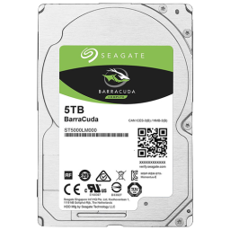 Жесткий диск HDD SATA 2,5" Seagate 5Tb, ST5000LM000, Barracuda 5400 rpm, 128Mb buffer, 15 mm