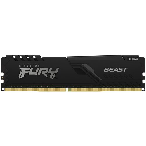 Оперативная память 16Gb DDR4 2666MHz Kingston Fury Beast Black (KF426C16BB/16)