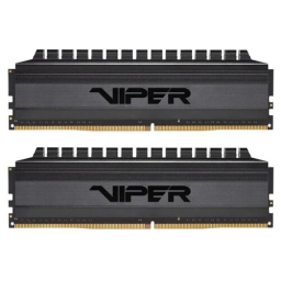 DDR 4 DIMM 16Gb (8GBx2) PC28800, 3600Mhz, PATRIOT Viper BLACKOUT (PVB416G360C8K) (retail)