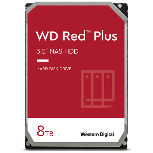 Жесткий диск SATA 8TB 6GB/S 256MB RED PLUS WD80EFZZ WDC