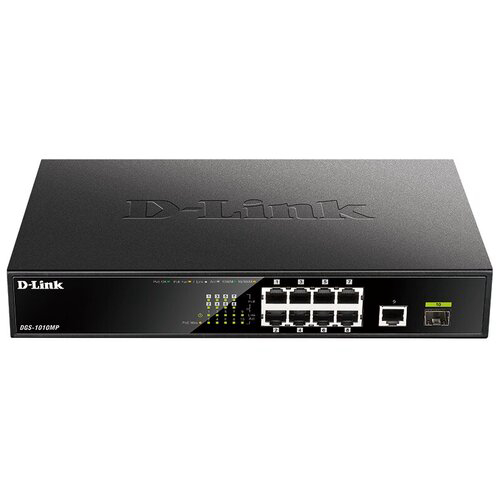 Коммутатор 10PORT 10/100/1000 POE DGS-1010MP/A1A D-LINK