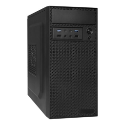 Корпус Mini-Tower ExeGate BAA-109U2-AAA450 черный [0.5 мм, БП 450 Вт] [EX291274RUS]