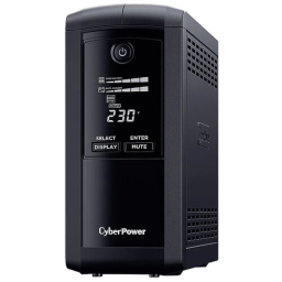 Источник бесперебойного питания UPS CyberPower VP1000ELCD 1000VA/550W USB/RS-232/RJ11/45  (4 EURO)