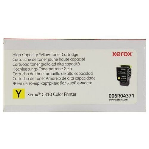 Картридж лазерный Xerox 006R04371 желтый (5500стр.) для Xerox С310