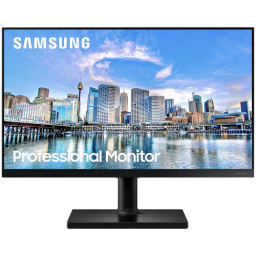 Монитор LCD Samsung 23.8" F24T450FQI Black с поворотом экрана {IPS 1920x1080 75Hz 4ms 178/178 250cd 1000:1 HDMI DisplayPort 2xUSB}