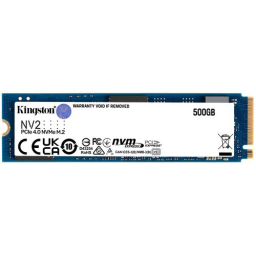 SSD накопитель Kingston NV2 SNV2S/500G 500ГБ, M.2 2280, PCI-E 4.0 x4, NVMe