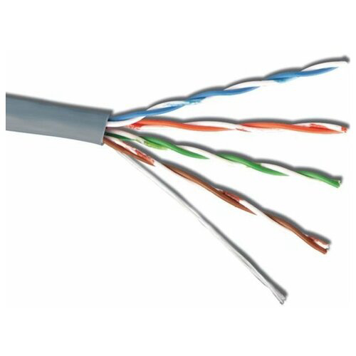 5bites US5505-305C(P)E Кабель  UTP / SOLID / 5E / 24AWG / COPPER / PVC+PE / BLACK / OUTDOOR / DRUM / 305M