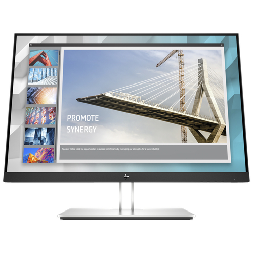 Монитор 24" HP E24i G4 (9VJ40AA) серебристый