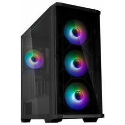 Корпус Mid-Tower ZALMAN Z10 DUO черный [закаленное стекло, 1 x 120 мм, 3 x 140 мм]