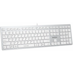 Клавиатура A4Tech Fstyler FX50 белый USB slim Multimedia (FX50 WHITE)