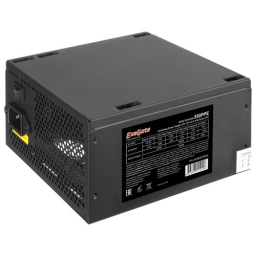 Блок питания 550W ExeGate 550PPE, ATX, SC, black, APFC, 12cm, 24p+(4+4)p PCI-E, 3*IDE, 5*SATA, FDD