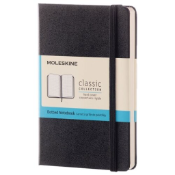 Блокнот Moleskine CLASSIC QP066 Large 130х210мм 240стр. пунктир твердая обложка черный