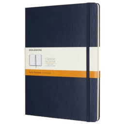 Блокнот Moleskine CLASSIC QP090B20 XLarge 190х250мм 192стр. линейка твердая обложка синий