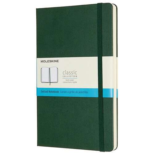 Блокнот Moleskine CLASSIC QP066K15 Large 130х210мм 240стр. пунктир твердая обложка зеленый