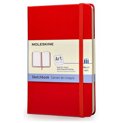 Блокнот для рисования Moleskine ART SKETCHBOOK ARTQP063R Large 130х210мм 104стр.