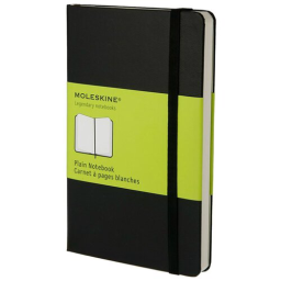Блокнот Moleskine CLASSIC QP012 Pocket 90x140мм 192стр. нелинованный твердая обложка черный