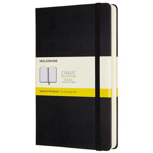 Блокнот Moleskine CLASSIC EXPENDED QP061EXP Large 130х210мм 400стр. клетка твердая обложка черный