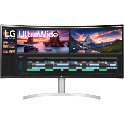 Монитор LG 38" UltraWide 38WN95C-W белый IPS LED 1ms 21:9 HDMI M/M матовая HAS Piv 450cd 178гр/178гр