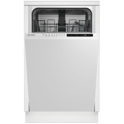 Встраиваемая посудомоечная машина Indesit DIS 1C69 B,  узкая, ширина 44.8см, полновстраиваемая