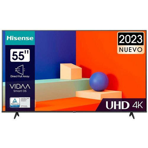 55" Телевизор Hisense 55A6K (4K Ultra HD 3840x2160, Smart TV) черный