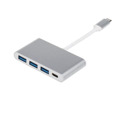 Переходник  Type-C(m) <=> 3xUSB 3.0(f) + Type-C(f), 0.1 м