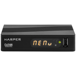 Цифровая телевизионная приставка HARPER HDT2-1514 DVB-T2/дисплей/MStar