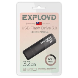 USB флэш-накопитель EXPLOYD EX-32GB-630-Black USB 3.0
