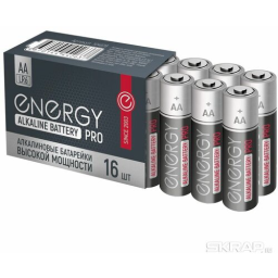 Батарейка алкалиновая ENERGY Pro LR6/16S (АА) 104978